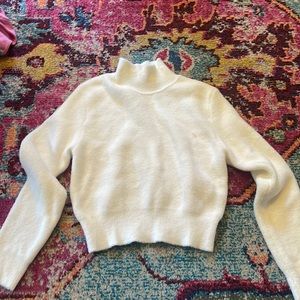 White Zara sweater